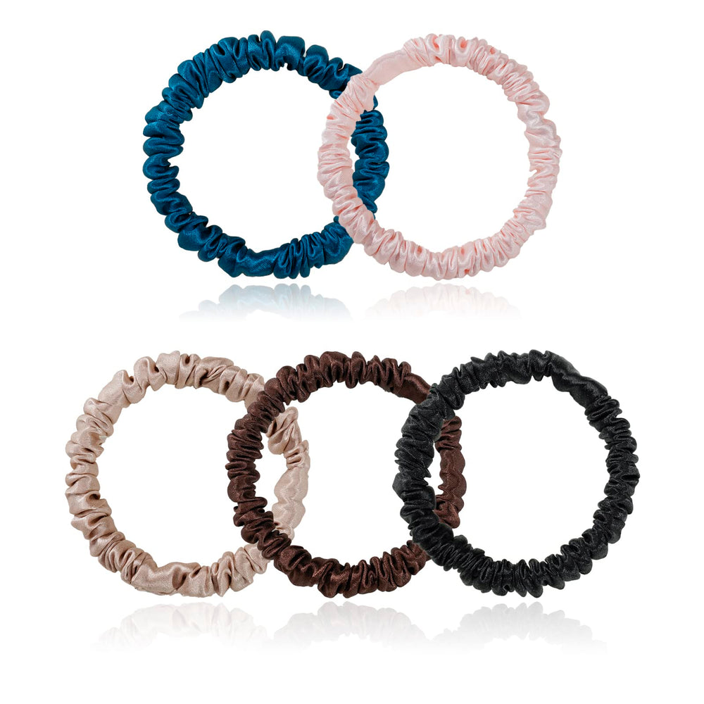 Silmer Silk Scrunchies pink fabric ready for smooth, snag-free wear