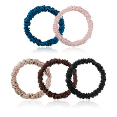 Silmer Silk Scrunchies pink fabric ready for smooth, snag-free wear