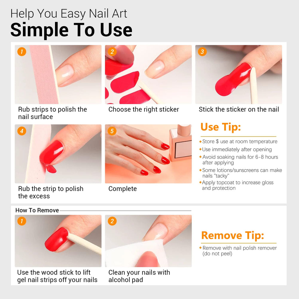 SILPECWEE long-lasting manicure wraps up to 14 days.