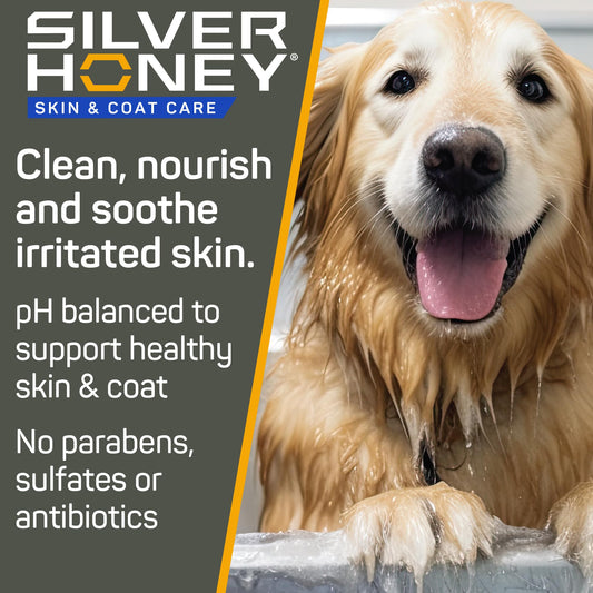 Silver Honey Manuka honey gentle cleanse for skin loving shampoo.