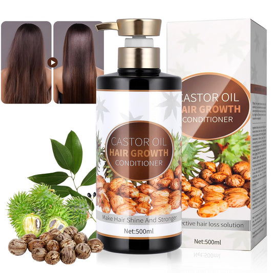 Silvercell Castor Oil Conditioner bottle shows silky texture for easy coverage