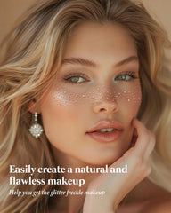 Simpilos beach and concert glitter patches rose gold for sunny days.