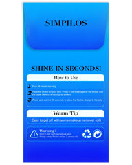 Simpilos blue face glitter shines on the dance floor late into the night.