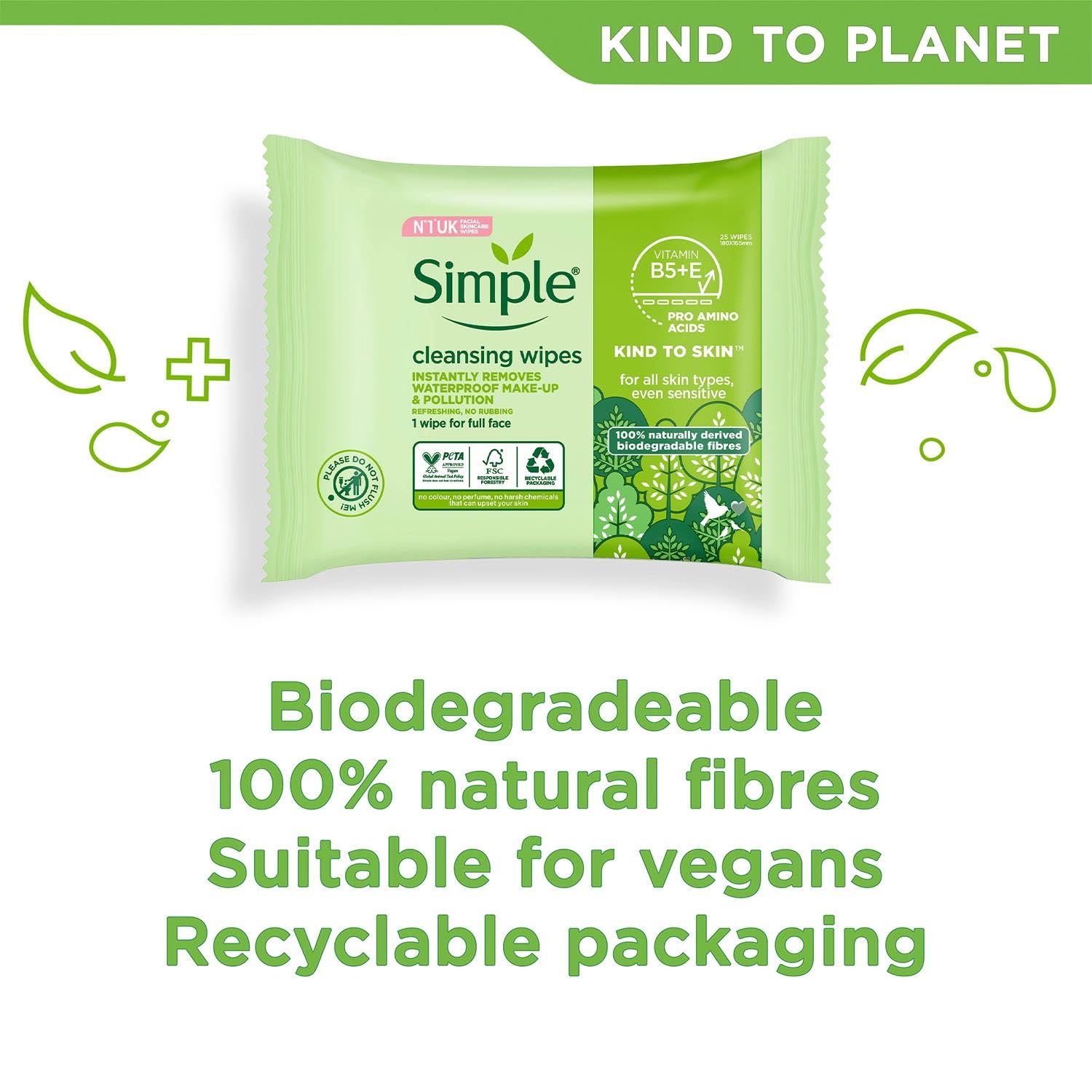 Simple Aqua-Lock pack keeps wipes fresh and ready.