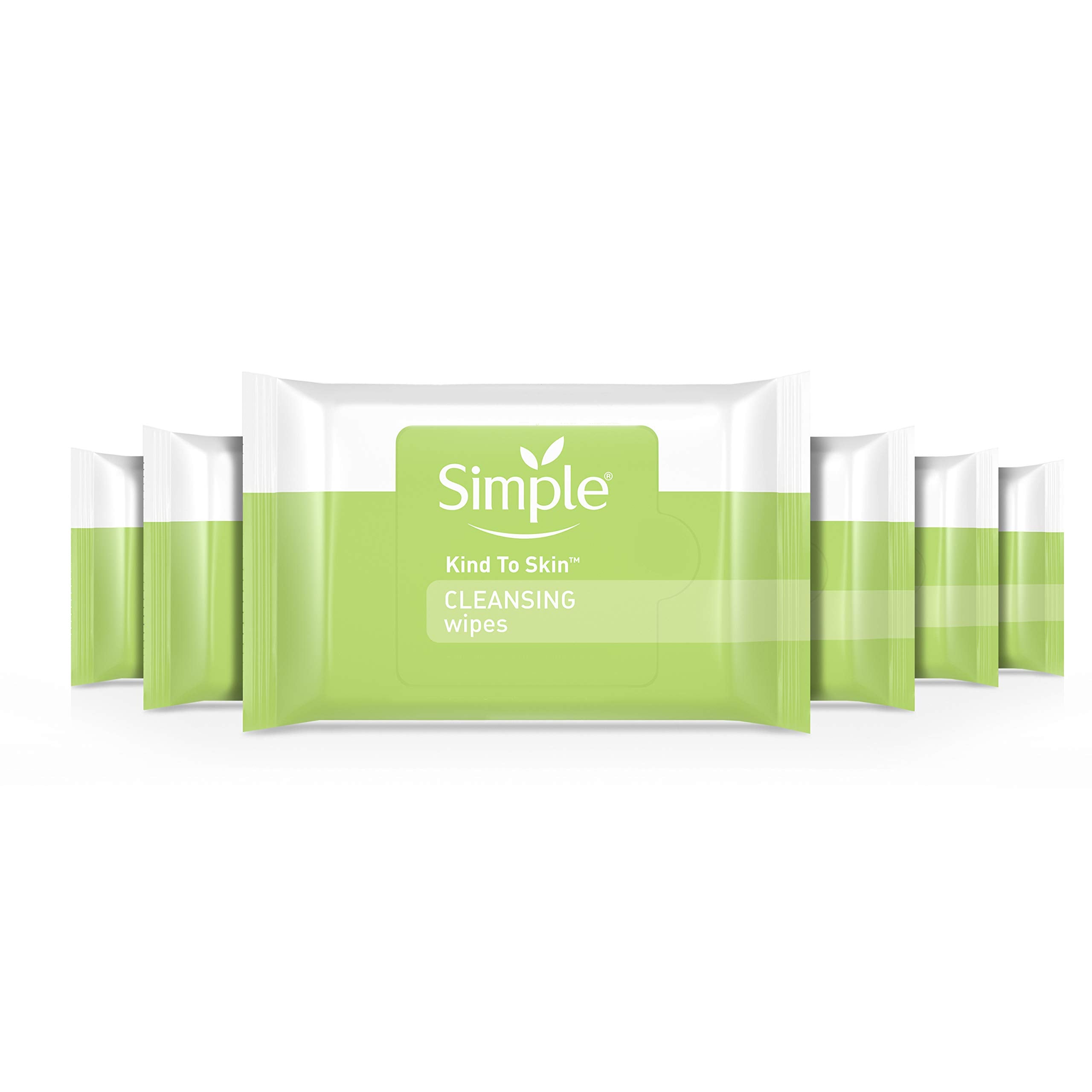 Simple Cleansing Wipes pack front highlighting gentle makeup removal.