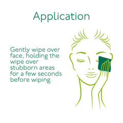 Simple Cleansing Wipes vegan and cruelty-free icon displayed.