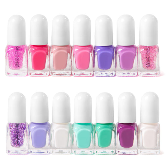 SIMPLE PLEASURES Unicorn Power color swatches show vibrant hues for creative nail art