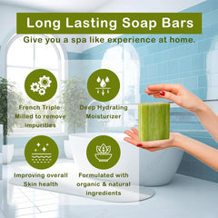 Simple Scents Australia Coastal Woods lemon myrtle bar, refreshing cleanse with vibrant citrus scent.