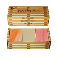 Simple Scents Australia French Pear bar offers creamy lather and smooth skin