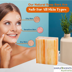 Simple Scents Australia Natural ingredients pack highlights plant oils