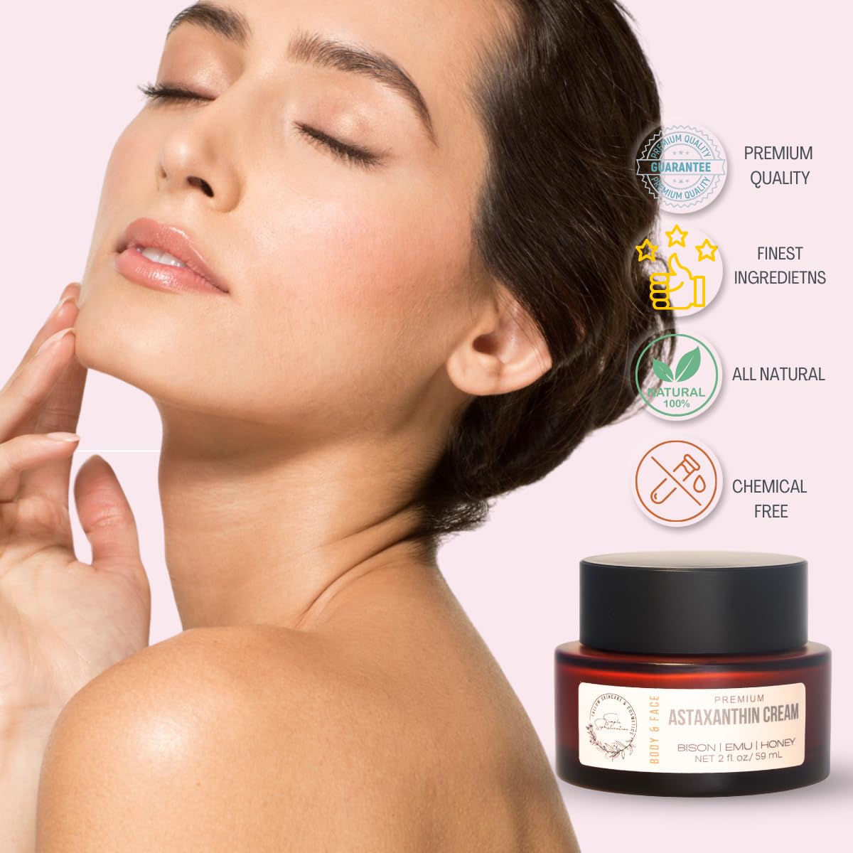 Emu oil drop detail showing nourishing emollients for skin