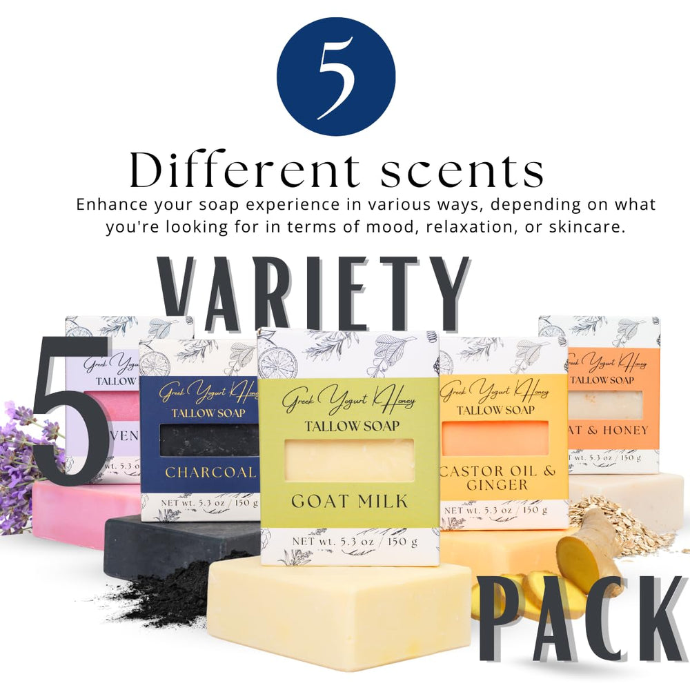 Simple Sophistication pack of five soaps, ideal for gifting or rotation