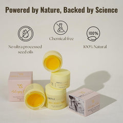 Simple Sophistication balm on dry skin areas such as hands.