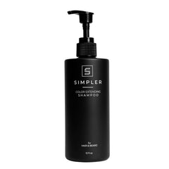 SIMPLER HAIR COLOR Shampoo for Men Bergamot Cedar bottle with color protection