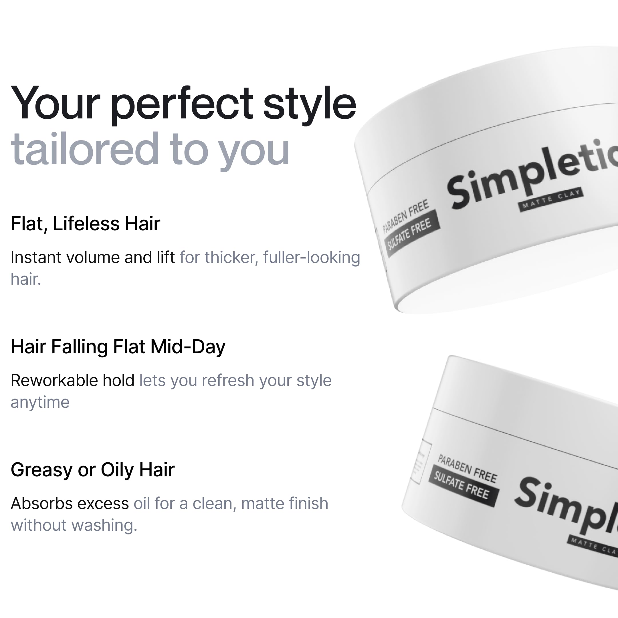 Bentonite clay structure detail in Simpletics formula.