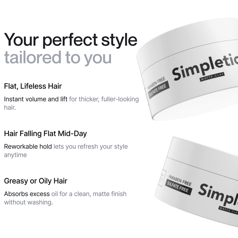 Bentonite clay structure detail in Simpletics formula.