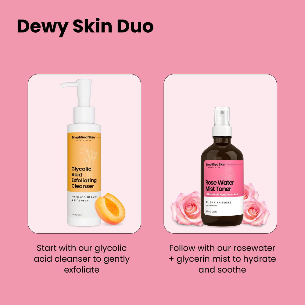 Simplified Skin lightweight mist absorption makes it perfect for layering with serums.