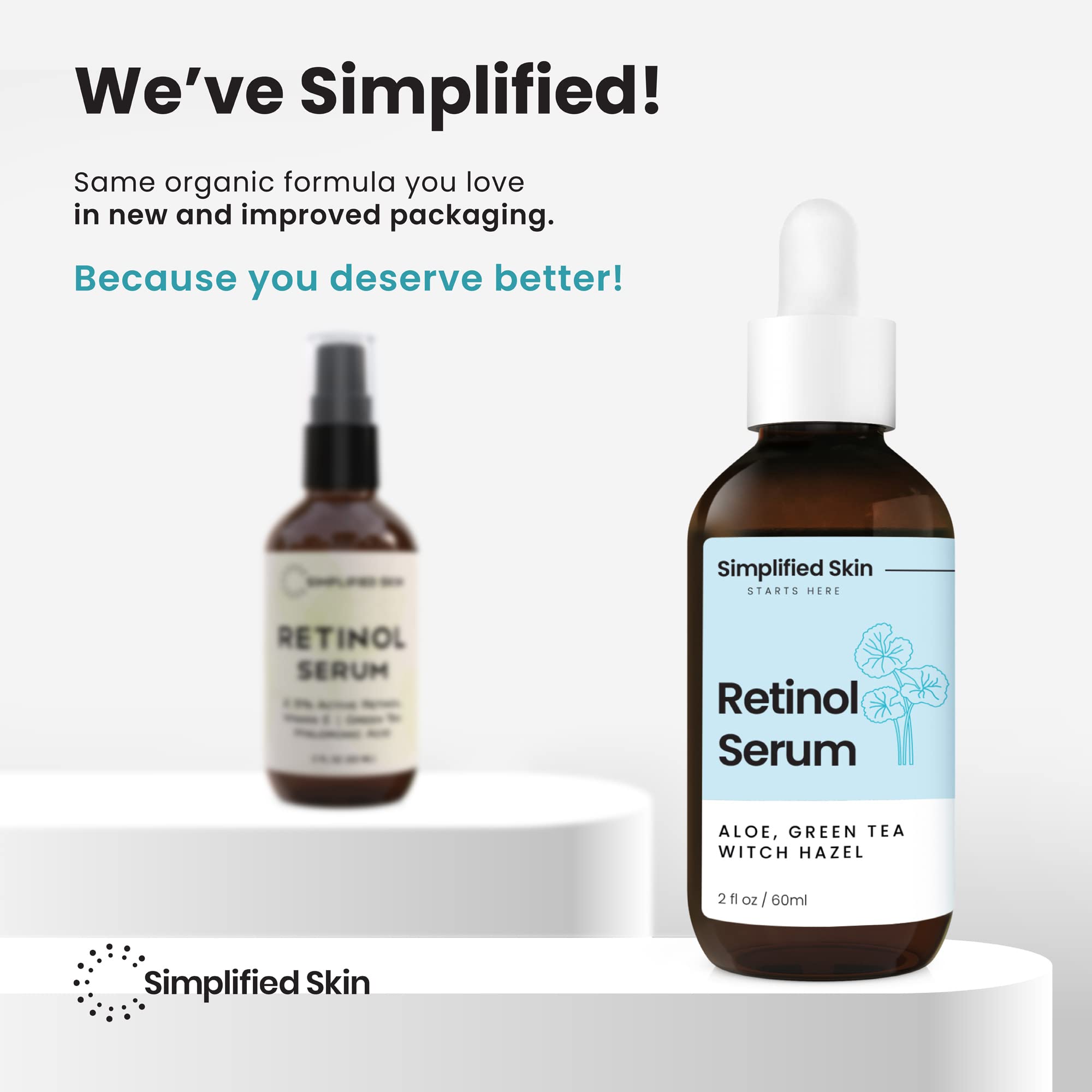 Simplified Skin Retinol Serum jojoba oil visual for balanced skin moisture