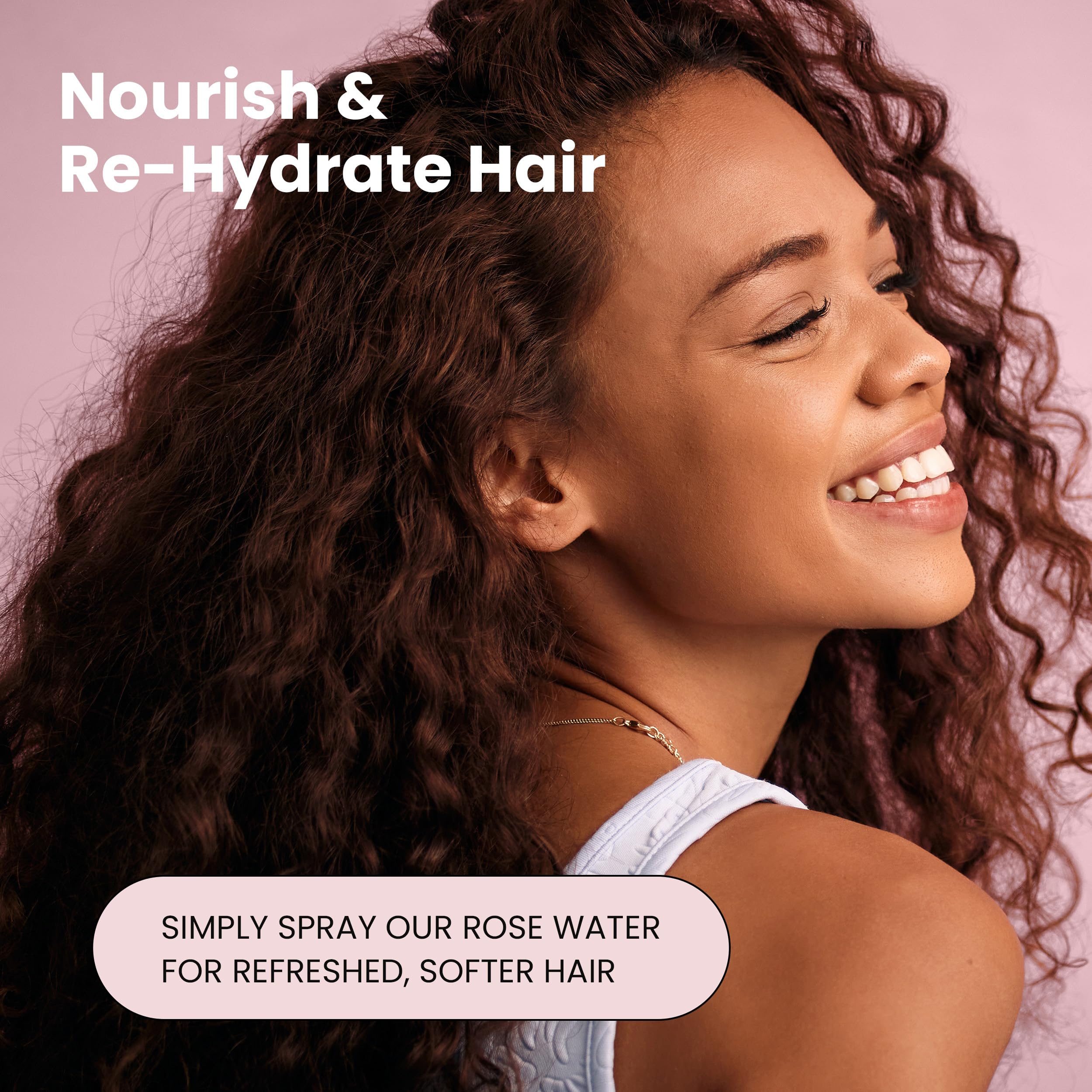 Simplified Skin Rose Water Spray close-up bottle highlighting pure organic formula.