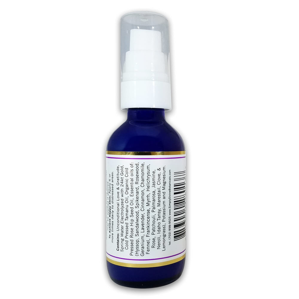 Sandalwood Elixir blue bottle ideal for travel and on-the-go care