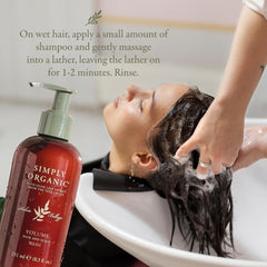 SIMPLY ORGANIC Volume Shampoo made in Italy with cruelty-free promise