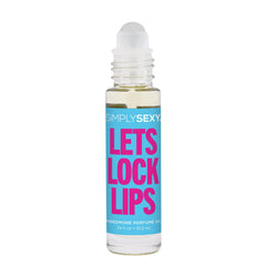 SIMPLY SEXY Lets Lock Lips on skin, roll-on glide delivers lingering allure