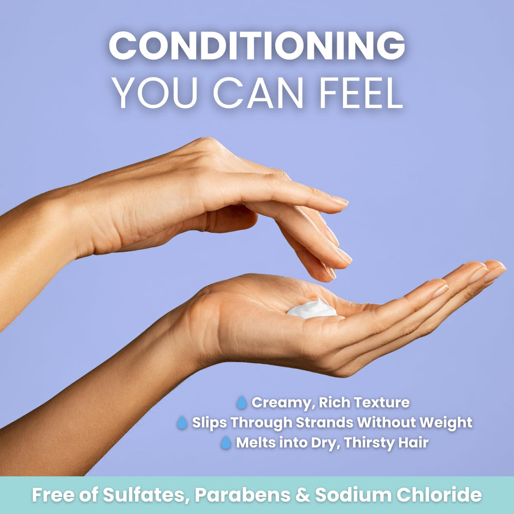 Simply Smooth Xtend Keratin Deep Conditioner applied after keratin treatment for lasting softness.