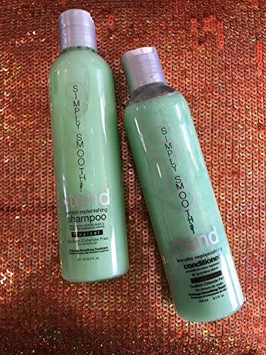 Simply Smooth Xtend shampoo tropical lather closeup ideal for keratin-treated hair care.