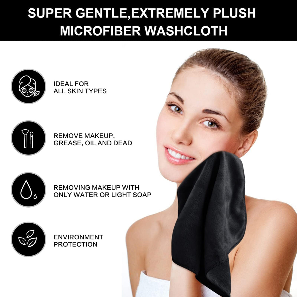 SINLAND microfiber face cloth odor-free after drying for a fresh routine.