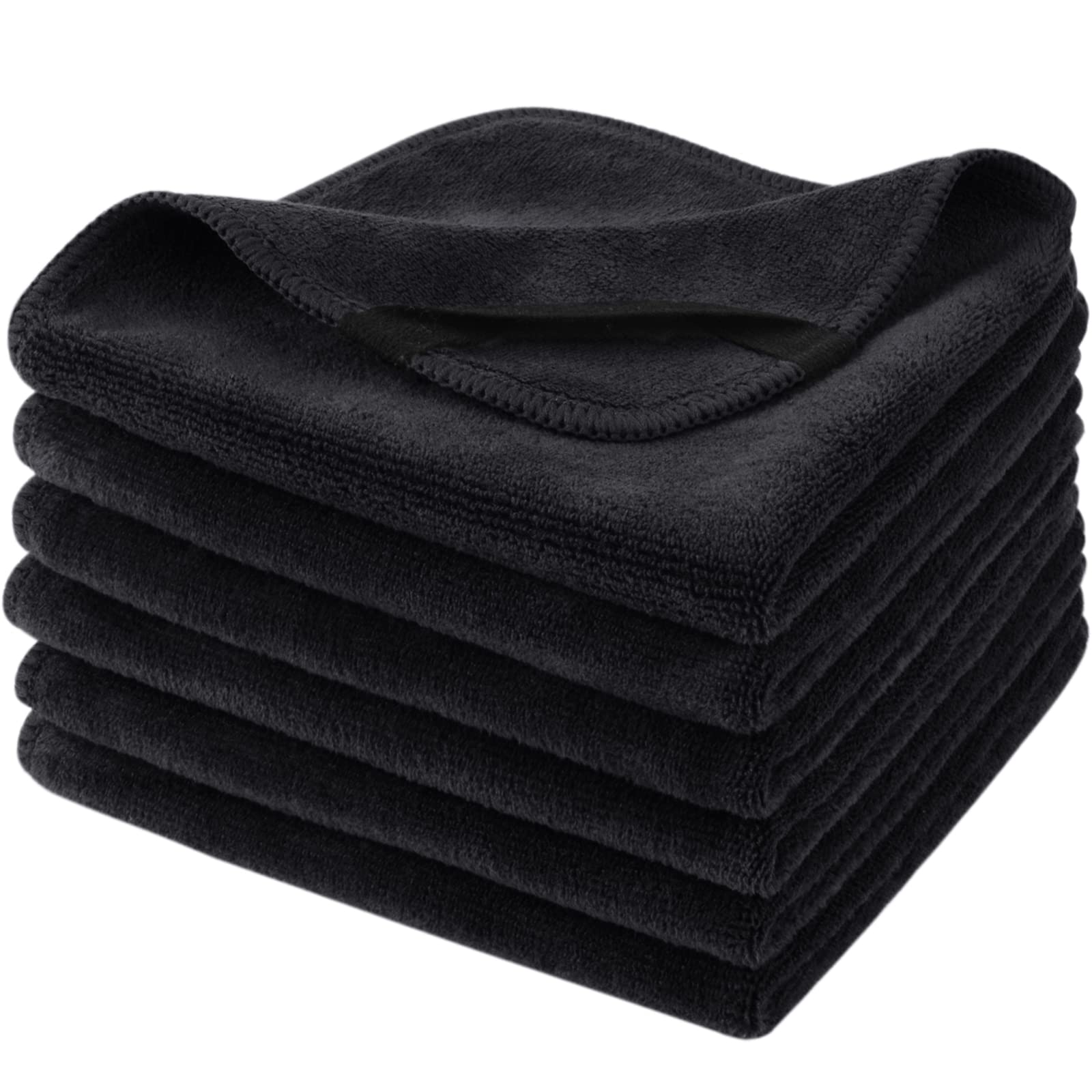 SINLAND microfiber face cloths with soft-touch feel for gentle cleansing.