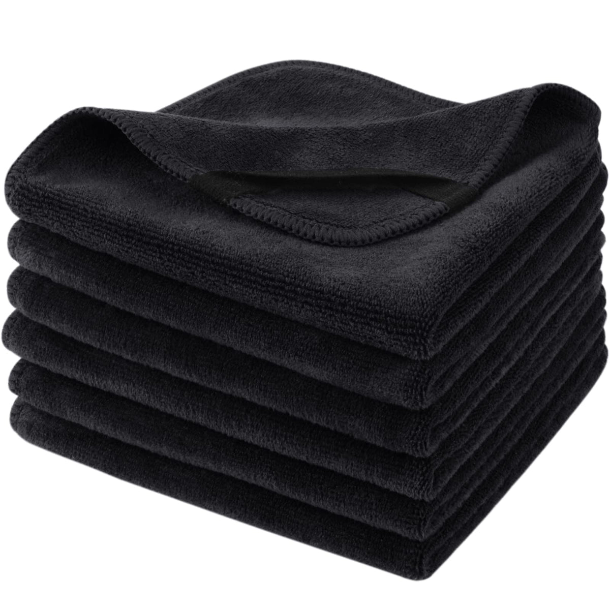 SINLAND microfiber face cloths with soft-touch feel for gentle cleansing.