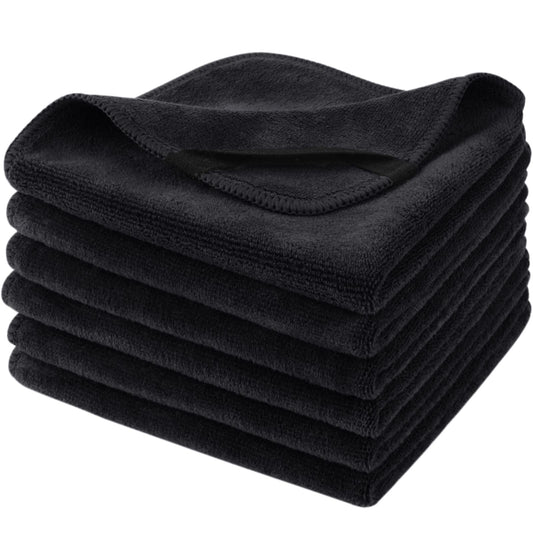 SINLAND microfiber face cloths with soft-touch feel for gentle cleansing.