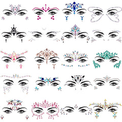SIQUK mermaid face gems set for festival looks and easy application