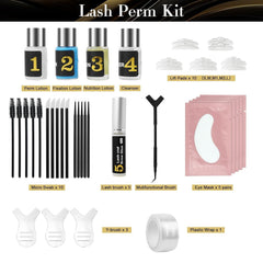 Siripine Eyelash Lift Kit lifting lotion shown for a natural curl at home.