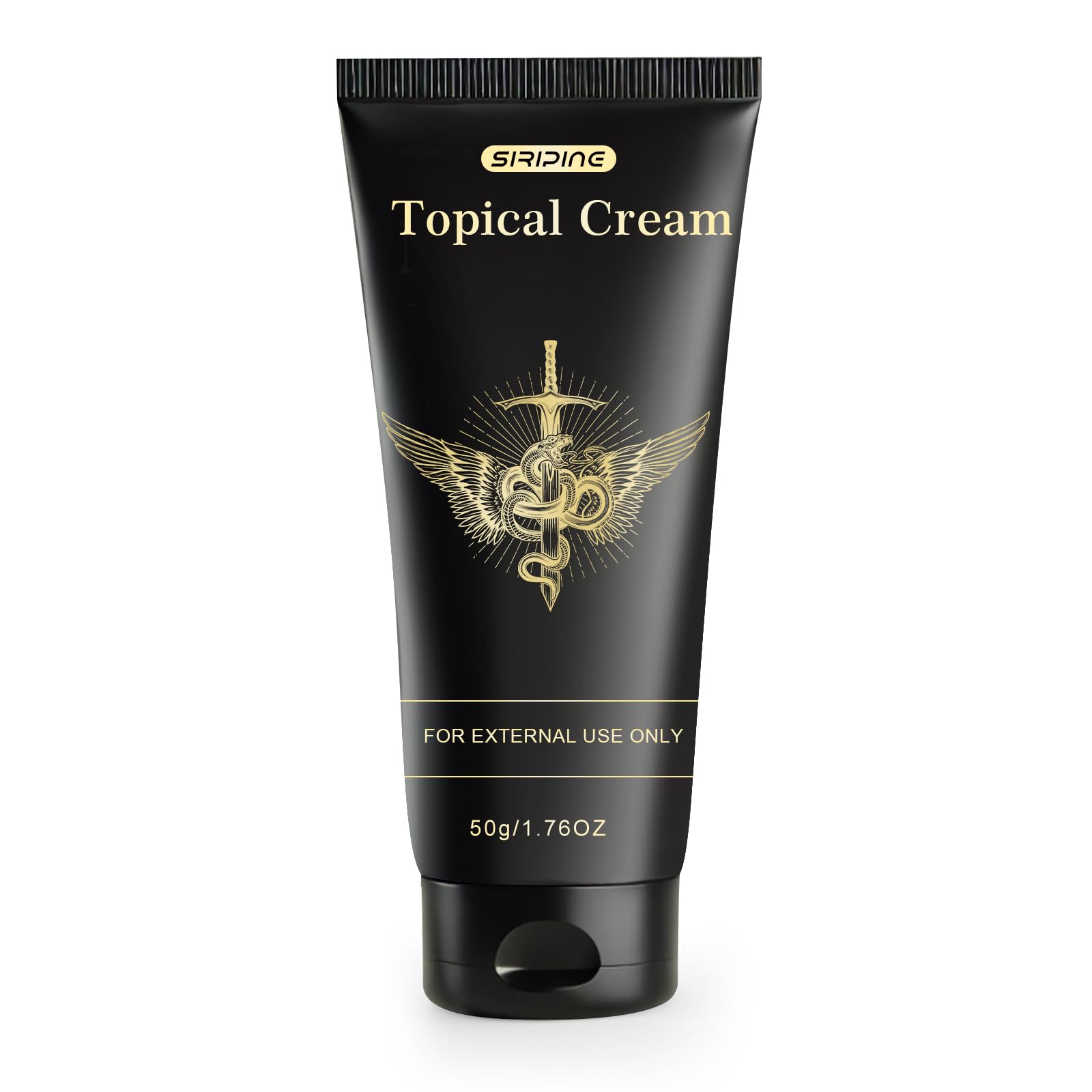Siripine Numbing Cream tube close-up showing fragrance-free formula for daily skin comfort.