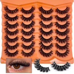 SISIYDY fluffy mink lashes wispy 3D boost dramatic volume for a glamorous look.