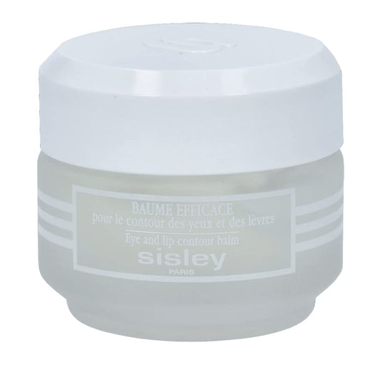 Close-up texture of Sisley balm highlighting decongesting hydration for delicate eye area