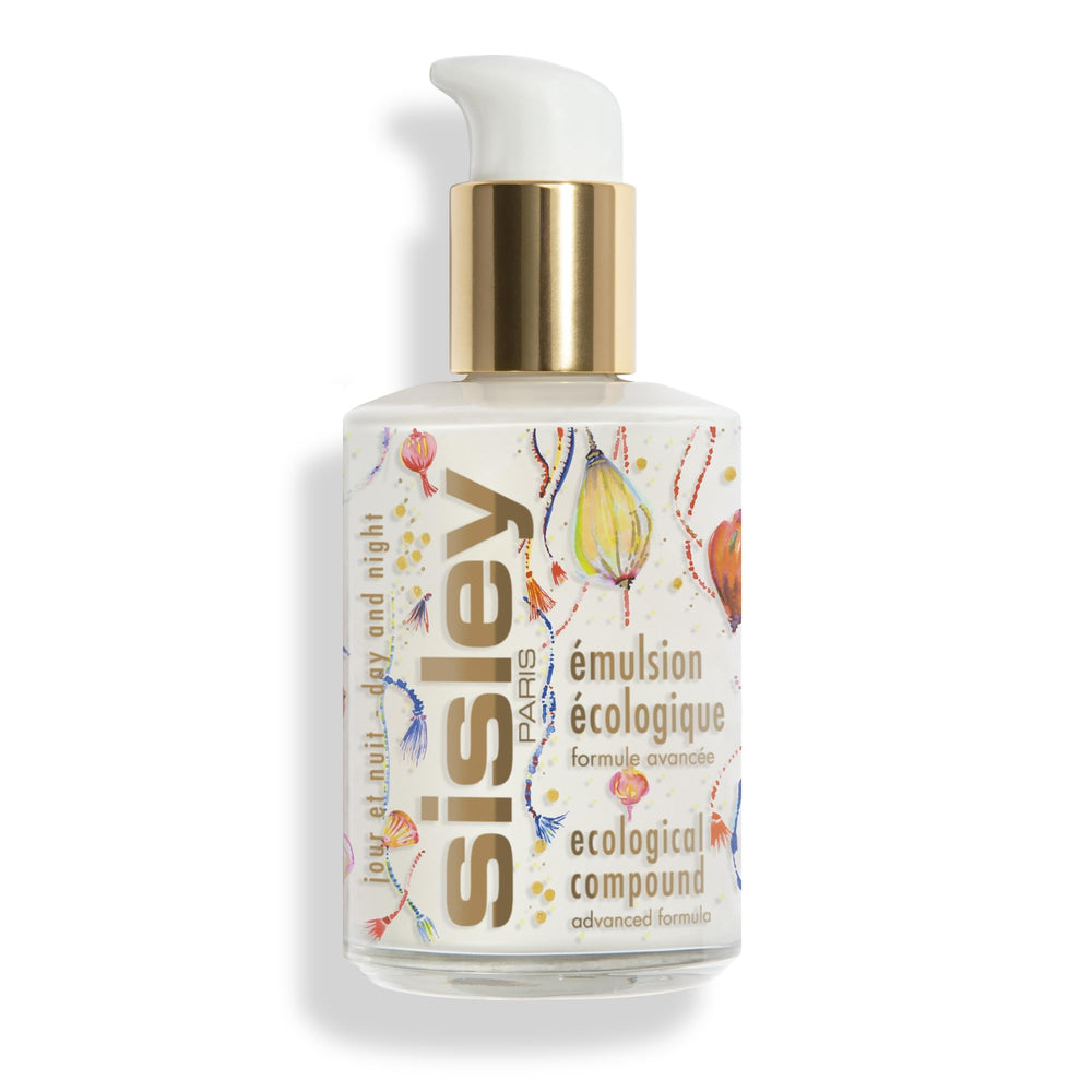 Sisley Paris Ecological Compound lantern bottle closeup for an eye-catching display.