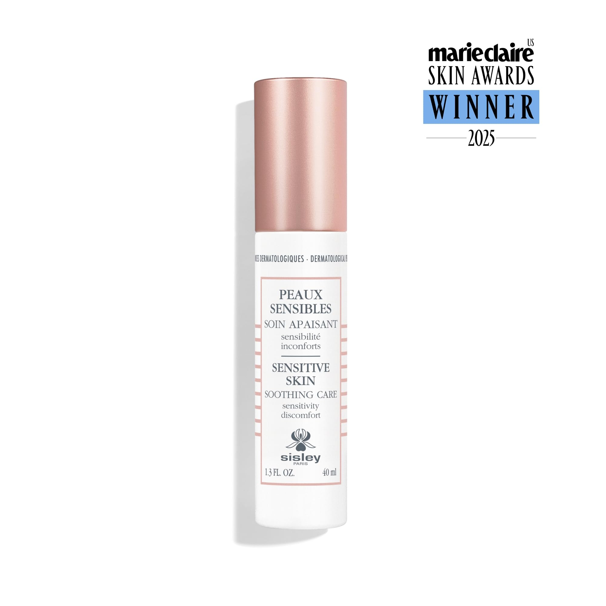 40 mL Sisley Paris bottle on a clean surface for daily routine.