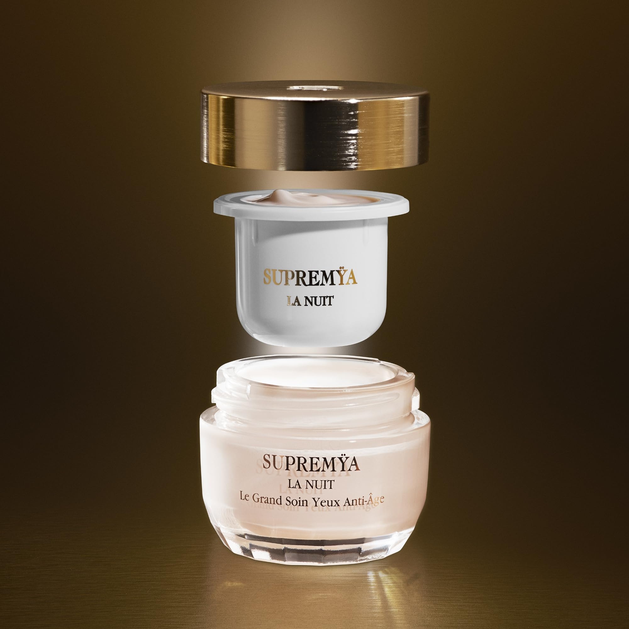 Sisley Paris Supremya at Night massage accessory featured for four-step eye contour routine