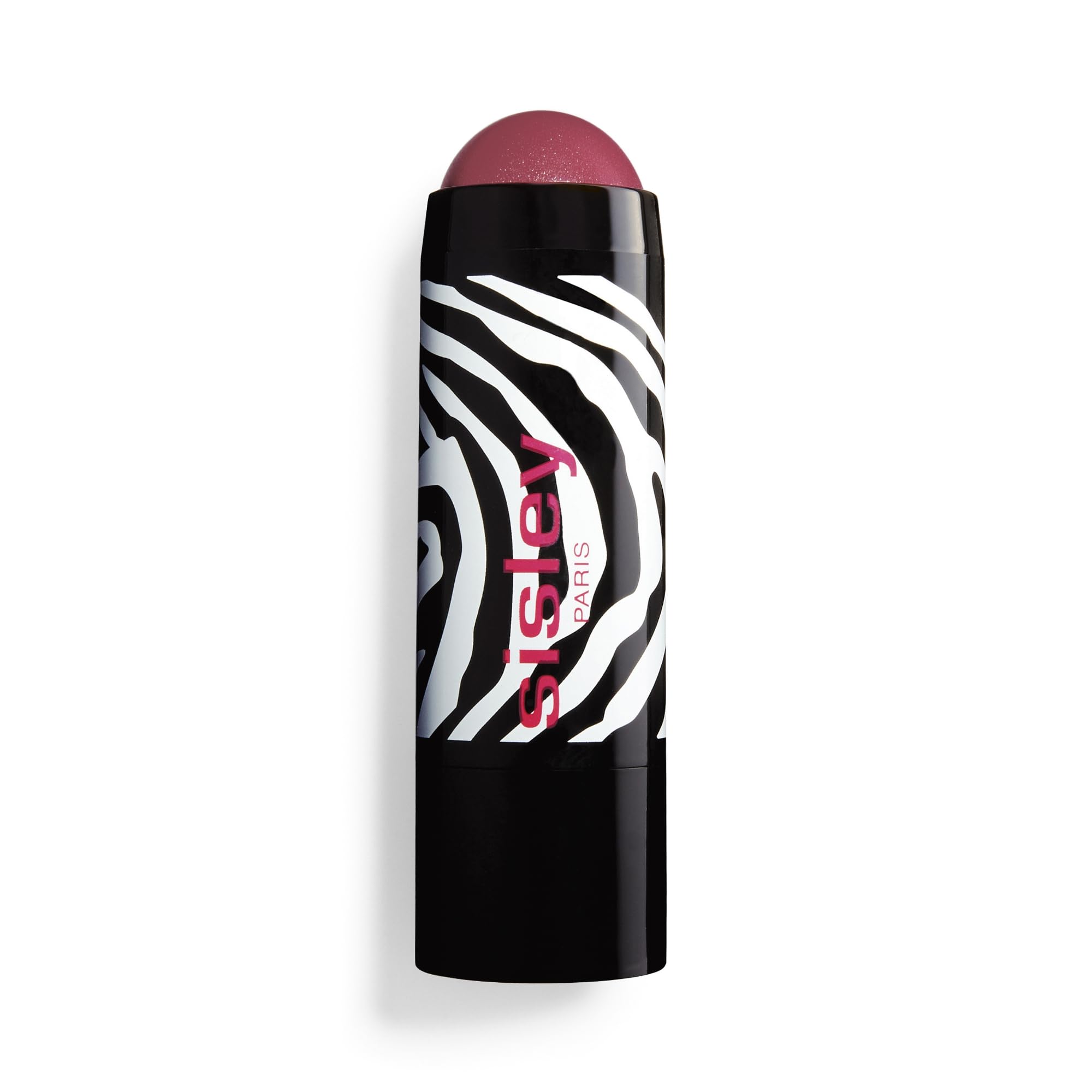 Sisley Phyto-Blush Twist 7 Berry swatch on cheek for natural, long-lasting color