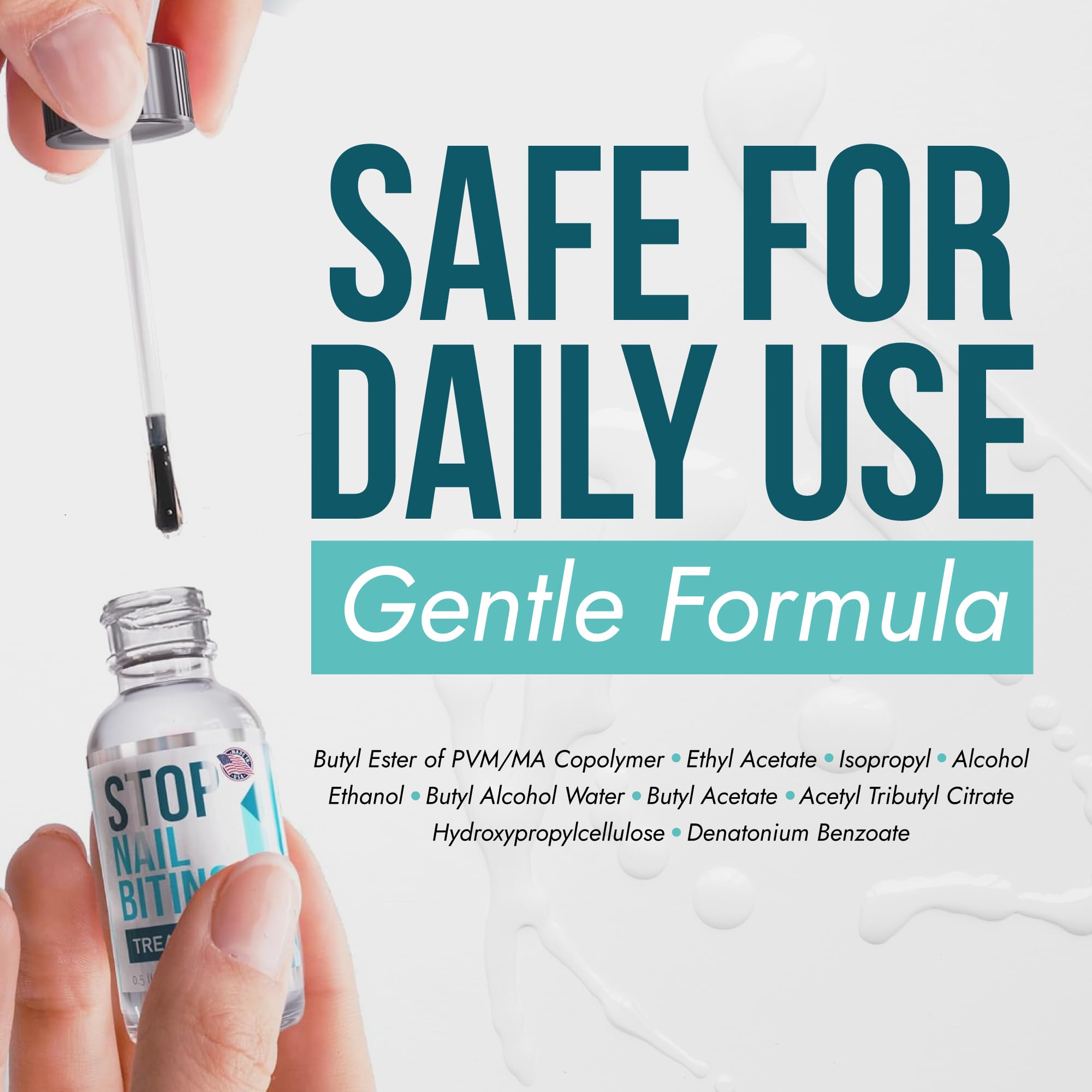SISQUOC HEALTHCARE Stop Nail Biting safe for kids and adults