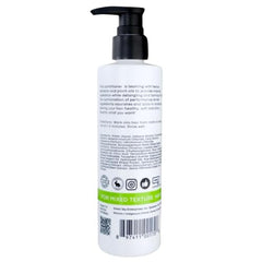 Creamy texture of Sister Sky MinkiSoft conditioner during application helps detangle