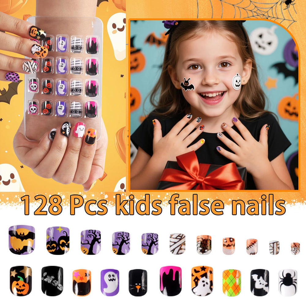 SIUSIO 6-pack with varied sizes fits every finger for kids' nail art