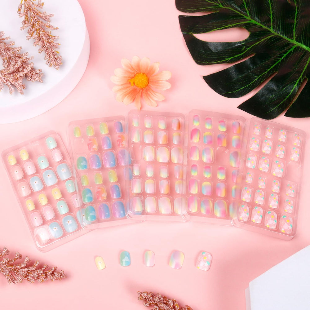 SIUSIO Gradient Paradise packaging showing 120 nails in kit