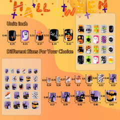 SIUSIO Halloween Ghost themed nails add festive flair for costumes