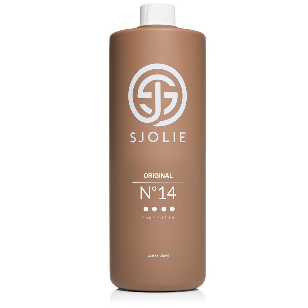 SJOLIE No 14 Dark Depth bottle pour for even application
