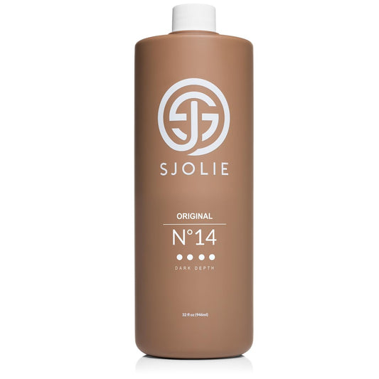 SJOLIE No 14 Dark Depth bottle pour for even application