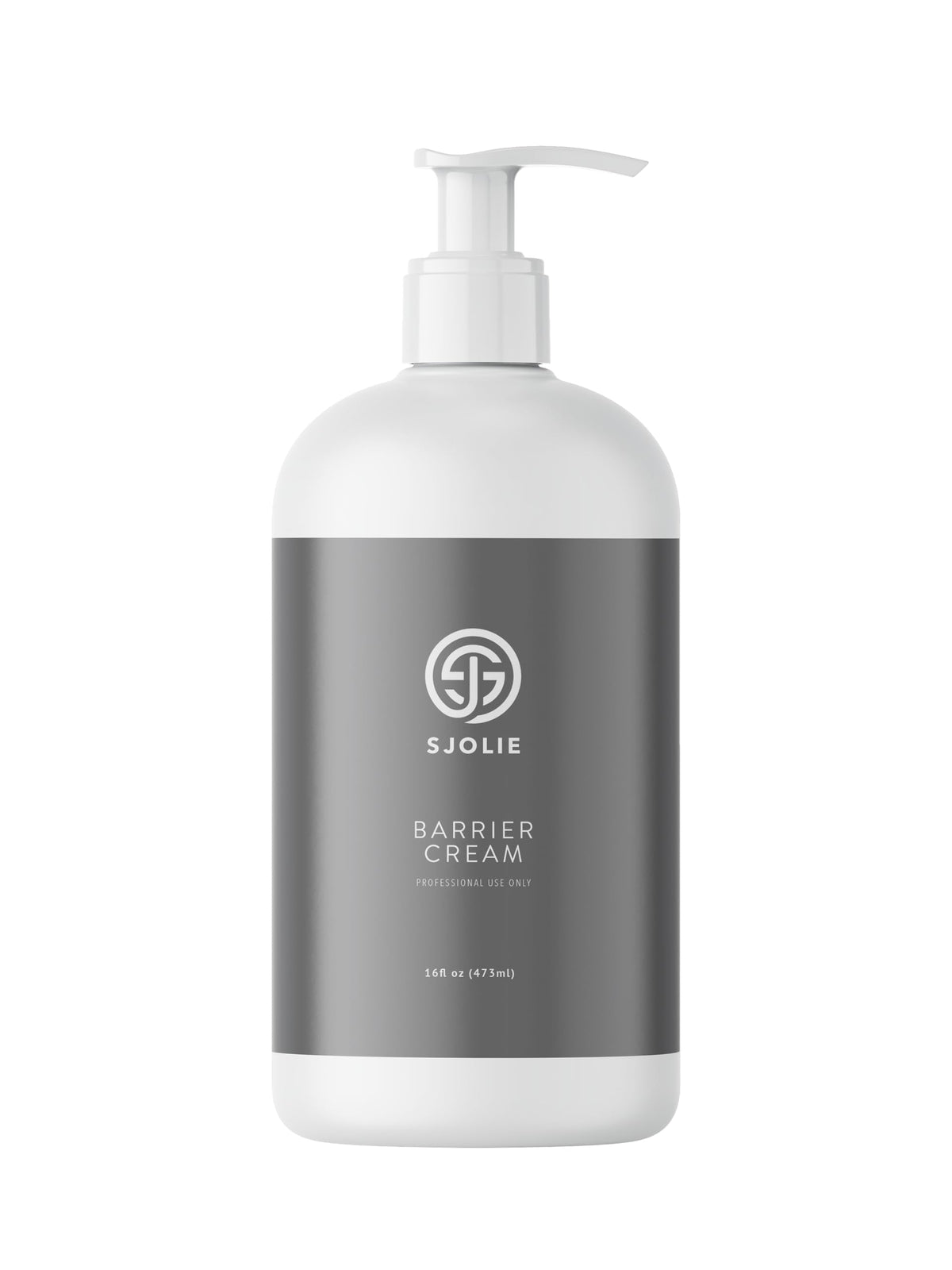 SJOLIE Pro Barrier Cream bottle ready for spray tan, helps block DHA on skin.