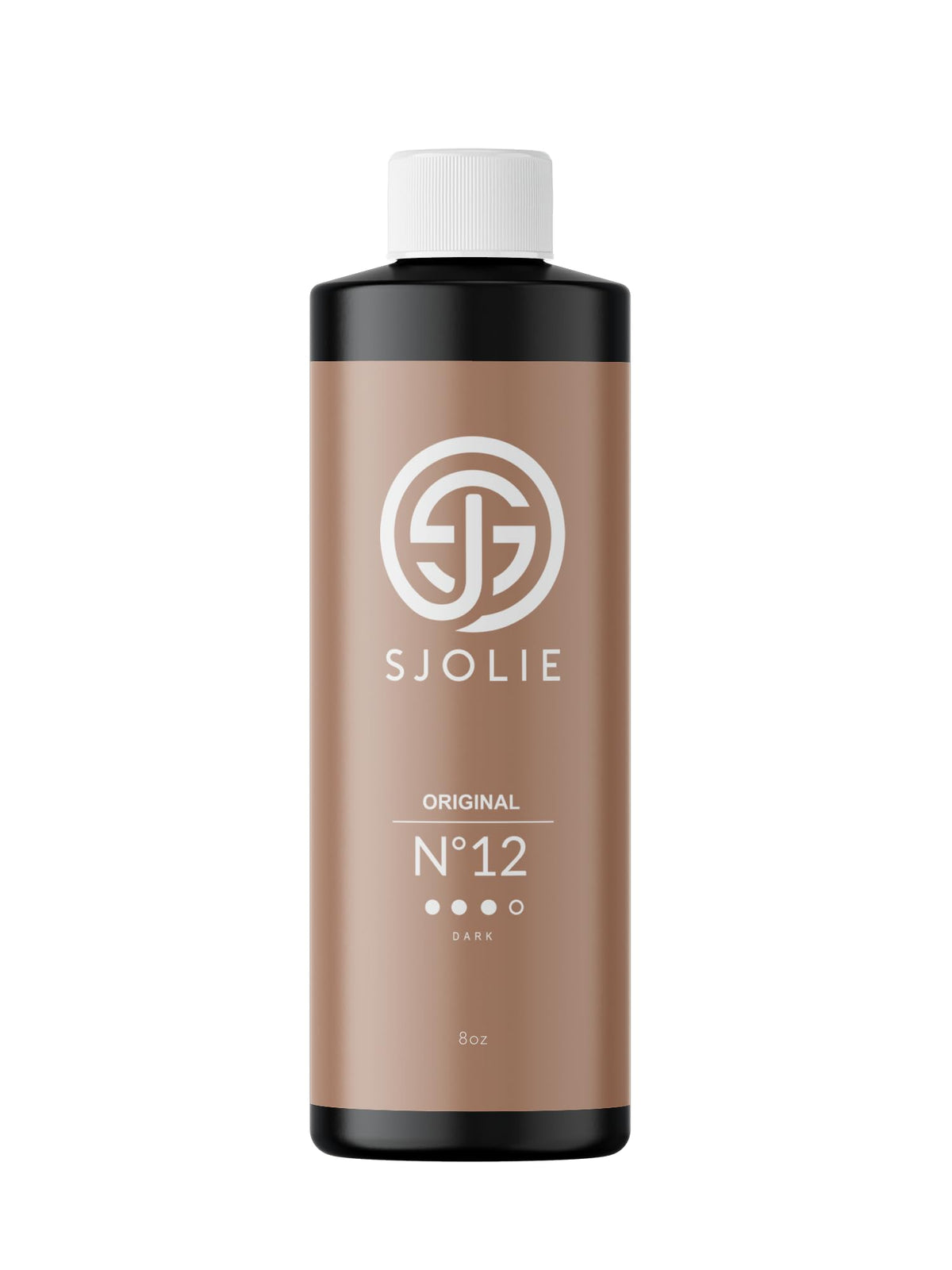 SJOLIE Sunless No.12 bottle for an even, natural-looking tan.